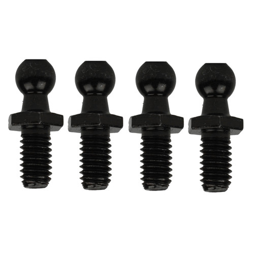 AE Ball Stud 10mm=(3/8") 5/16 X 18 Black 4 Pack
